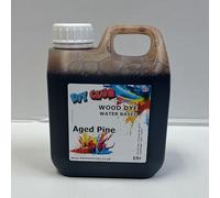 Water-Based Wood Dye, Wood Stain 500ml, 1000ml. Eco-Friendly, Non-Toxic, for DIY Interior Projects, Quick Dry, Furniture.Black, Red, Green, Blue, Pine, Oak, Brown, Mahogany, (Aged Pine, 1000ml)