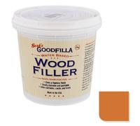 Water-Based Wood & Grain Filler - Red Oak - 1 Quart By Goodfilla | Replace Every Filler & Putty | Repairs, Finishes & Patches | Paintable, Stainable, Sandable & Quick Drying.