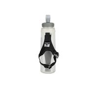 Nathan ExoShot 14 oz Lite Black/Reflective Silver 420 Milliliter Hydr-Handheld, Adults Unisex, Transparent Reflective, 420 ml