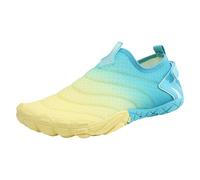 Water Beach Shoes Men Women Lightweight Slip On Swim Barefoot Quick Dry Breathable Non Slip Aqua Shoes Waterproof Outdoor Trainers Comfortable Casual Shoe for Surfing Running Driving Pool Yoga Yellow