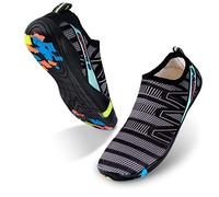 Water Beach Shoes Women Men Swim Sea Shoes,Ladies Swimming Pool Aqua Socks Barefoot Wet Wetsuit,Quick-Dry Lightweight Durable Neoprene Sole for Surf Diving Garden Walk Reef Seaside Sports Pebble