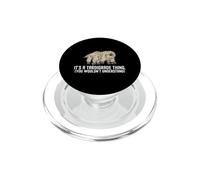 Water Bear It's A Tardigrade Thing Funny Moss Piglet Lover PopSockets PopGrip for MagSafe