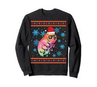 Water Bear With Santa Hat Microbiology Christmas Tardigrades Sweatshirt