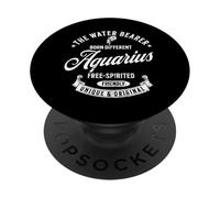 Water Bearer Aquarius Born Different Free Spirited Men Women PopSockets Adhesive PopGrip