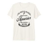 Water Bearer Aquarius Born Different Free Spirited Men Women Premium T-Shirt