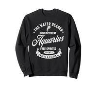 Water Bearer Aquarius Born Different Free Spirited Men Women Sweatshirt