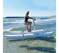 Water Bikes, Inflatable Kayak Bikeboat for Lake, Outdoor Pedal Bicycle Boat, Water Sports Touring Kayaks Sea for Sport Fun Fishing, Water Sports Equipment