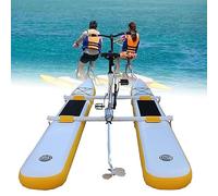 Water Bikes, Sea Pedal Bicycle Boat, Inflatable Kayak Bikeboat for Lake, Water Sports Touring Kayaks, Cardio Cycle Inflatable Kayak Camping Men Gifts, One Investment