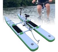 Water Bikes, Sea Pedal Bicycle Boat, Inflatable Kayak Bikeboat for Lake, Water Sports Touring Kayaks, Cardio Cycle Inflatable Kayak Camping, for Kayaking, Pedaling