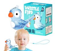 Water Bird Whistle- 4.8x8.6x12cm Mini Fun Toy, ABS Durable Musical Whistle, Reusable Portable Bird Call Whistlefor Bath Time with Lanyard | Gift for Kids, Teenagers, Birthday, Music and Creativity D