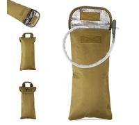 Water Bladder Insulator Bag, Black Oxford Cloth Hydration Insulation Sleeve Cover Cooler Accessories 2L Protective Bag Keep Cold (Khaki, No Bladder Included)