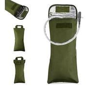 Water Bladder Insulator Bag, Black Oxford Cloth Hydration Insulation Sleeve Cover Cooler Accessories 2L Protective Bag Keep Cold (Green, No Bladder Included)