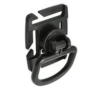 Water Bladder Tube Clip - Durable POM PU Leather Quick Release Clamp, Removable D-Buckle, Outdoor Backpack Accessory | Camping Biking Hunting Fishing Mountaineering Gear for Adventure Travel Mu