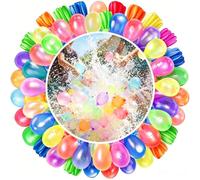 Water Bombs, 108 Multi-Color Water Balloon, Self-Sealing Water Ballons Set for Outdoor Activities, Pool Party Fun, Backyard Water Fights, Summer Celebrations, Friends Gatherings