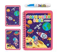 Water Book, Pen Books, Reusable Pages Lightweight Design Compact Size No Ink Easy Grip Visual Stimulation, Drawing Set for Learning, Educational 5.35x7.24 Inches