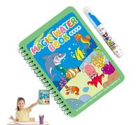 Water Book - Reusable Magic Paper | Drawing Set Painting Games Toys | Educational Learning Activity Travel Doodle Mat for Kids 1-3 Birthday Gift and Easter Basket Stuffer for Daily Play