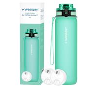 Water Bottle 0.5L Tritan Mint Wessper B4 Water Bottle with Filter BPA Free