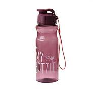 Water Bottle 1L Colorful Clear Drinks Bottle with Wide Mouth Tritan BPA Free Sports Gym Bottles Leakproof Drink Jug Transparent Flip Top Plastic Drinking Bottles for Outdoor, Cycling, School (H)