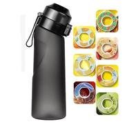 Water Bottle-650ml/Flavoured Water Bottle with Pods/Various Colour Available/BPA Free/0 Calories- Hot Pink, Charcoal Grey etc.