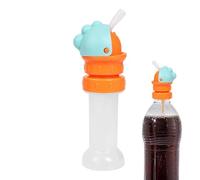 Water Bottle Adapter, Reusable Removable Lid Replacement Including Straw, Drinking Bottle Spout Attachment, For Delivery Services, On the Go, Drinking, Hydration, Sports, Office and Everyday Use