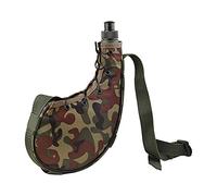 Water Bottle Army Camping Hip Flask for Hunting Trekking Camouflage Green, 28x13x4.8cm