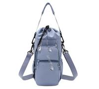 Water Bottle Bag - 10 x 4 x 10 Inch Nylon Portable Sleeve, Lightweight Cup Bag, Adjustable Bottle Carrier Sling with Strap | Outdoor Travel Camping Walking Fishing Golf Gym School