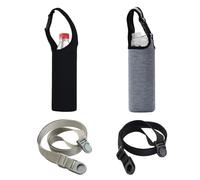 Water Bottle Bag,2X Water Bottle Cover | Strap, Pouch Cup Sleeve Shoulder, Portable Storage Accessories for Adults, Girls, Boys, Travel, Walking