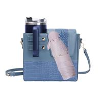 Water Bottle Bag - Bottle Holder with Shoulder Strap | Portable Water Bottle Case | Water Bottle Holder | Sports Water Bottle Holder | Water Bottle Strap | Bottle Holder, blue, Please refer to the