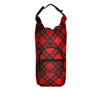 Water Bottle Bag for Walking Adjustable Bottle Holder for Walking 20/24/32/40oz Hiking Wine Rack Red, multi-coloured, 1 size, Casual