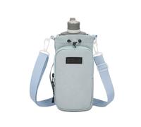 Water Bottle Bag, Insulated Bottle Carrier with Shoulder Strap, Multi-Function Cup Sleeve, 9.06x3.94 inches, Durable Outdoor Beverage Holder for Camping, Hiking, Travel, Daily Use