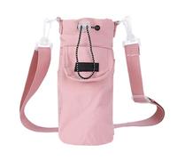 Water Bottle Bag - Water Bottle Holder with Adjustable Strap | Isolierung Wasserflaschenhalter Outdoor Reise Wasserbecher Aufbewahrungstasche Reise Camping Becher Abdeckung, Pink, Consulte la