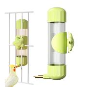 Water Bottle Bird Bath - 200ml Automatic Pet Water Dispenser | Clear Water Dispenser in Punch Needle Design for Parakeets, Cockatiels and Parakeets, Leakproof Bird Bath for the