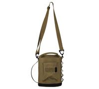 Water Bottle Carrier Bag - Insulated Cooler Sleeve Holder, Adjustable Shoulder Strap Tote | Neoprene Hydration Flask Case Organizer, Bottle Storage with Secure Zipper Pocket for Sports Hiking