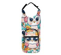 Water Bottle Carrier Bag Little Cute Owl and Flowers Bottle Pouch Holder Sports Water Bottle Accessories