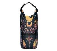Water Bottle Carrier Bag Mystic Astrology Magic Occult Symbol Around Moon Bottle Pouch Holder Sports Water Bottle Accessories
