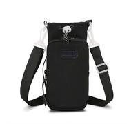 Water Bottle Carrier Bag with Phone Pocket,Water Bottle Holder Pouch with Adjustable Strap,Water-Resistant Water Bottle Bag for Camping Walking Hiking