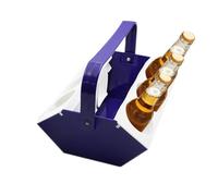 Water Bottle Carrier with Handle Beer Travel Carry with Ice Compartment