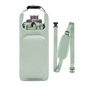 Water Bottle Carrier with Strap | Drawstring Adjustable Carrier with Pocket | Water Bottle Purse - for Backpack Luggage Gym Sports Hiking Outdoor Beach Office School Car Cruise Daily