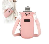 Water Bottle Carrier with Strap Water Bottle Sling with Shoulder Strap | Multi-function Drinkare Phone Purse, Sports Tumbler Carrier Pouch for Outdoor