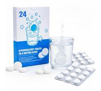 Water Bottle Cleaning Tablets 24-Count - Deep Stain & Odor Remover for Hydro Flask, Yeti, Tumblers, Coffee Mugs & Hydration Bladders - Reusable Effervescent Cleaner, No Scrubbing Required