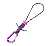 Water Bottle Clip for Backpack Straps, Paracord Loop and Aluminum Carabiner Holder for Hiking Camping Gear Outdoor Bottle Holder Clip Backpack Loop Paracord Strap Hiking Camping Water Travel Accessory