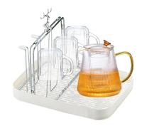 Water Bottle Drying Rack Bottle Dryer Rack Drip Tray Space Saving Non-Slip