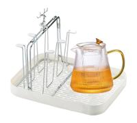 Water Bottle Drying Rack Drinking Glass Holder Mug Drainer Organizer