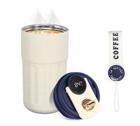 Water Bottle Flask Stainless Steel Flask for Hot Drink 450mL, Insulated Coffee Mug Travel Mugs for Hot Drinks Mug Warmer Thermal Cup