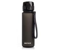 Water Bottle Fruit Infuser 350 ML 500ML 650ML 1000ML Large Reusable BPA Free Plastic Drinks Leak Proof Lid for Sports Gym Kids Core Infusion at Home Travel (500 ml / 17 oz, Black)