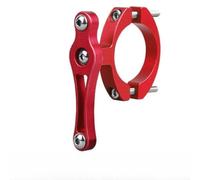Water Bottle Holder, Aluminum Alloy, Kettle Rack Adapter, Sturdy Mounting Bracket, Lightweight Design, for Mountain Bike Cycling(Red)