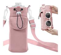 Water Bottle Holder - Aqua Sling Bag Shoulder, Foldable, Lightweight, Adjustable Strap, Portable, Hook Machine Washable Pouch | for Hiking Sports Travel Walking Camping Fitness Centre