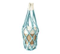Water Bottle Holder Bag Portable Handwoven Macrame with Handle