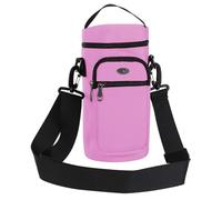 Water Bottle Holder Carrier Pouch,Fits 50oz Bottles,Tactical Molle Bottle Bag with Adjustable Padded Shoulder Strap and Phone Card Pockets for Walking and Hiking