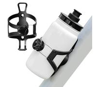 Water Bottle Holder for Bicycle - Adjustable Mounting Bracket | Universal Bottle Holder for Pushchairs, Scooters, Motorcycle and Bicycle | Sturdy Drink Holder for Cycling